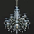 Elegant Classic Chandelier 3D model small image 1