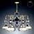 Elegant Eglo Catania Chandelier 3D model small image 2