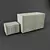 Glamour & Retro Chest of Drawers & Cabinet 3D model small image 1