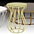  Elegant Baxter Jules Side Table 3D model small image 2