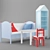 Ritterburg Collection: Cabinet, Sofa, Table & Chair 3D model small image 1