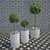 Assorted Bushes Set: Small, Medium, Large - Perfect for Scenic Displays 3D model small image 2