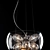 Brizlayt 1301S6 Crystal Chrome Pendant Light 3D model small image 3