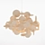 Bau Pendant: Sculptural Multicolor Elegance 3D model small image 2