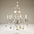Elegant Bardot Chandelier: Timeless Luxury 3D model small image 1