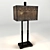 Modern Metal Table Lamp 3D model small image 1