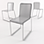 Sleek oXo Chair: A Crystal Clear Design 3D model small image 3