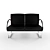 Modern Club Sofa Roland 3D model small image 2