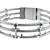 Anchor Chain Men's Bracelet 3D model small image 3