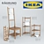 Bamboo Bathroom Set by IKEA 3D model small image 1