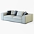 Springfield Sofa 3D model small image 1