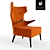 Stunning SIKA ARMCHAIR: Luxury meets Comfort 3D model small image 1