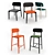 Versatile Seating Set: 3 Standard Chairs & 2 Bar Stools 3D model small image 1