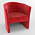 San Remo Modern Chair 3D model small image 1