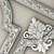 Molding ornamental corner pieces &quot;Harmony&quot; (M128) 3D model small image 2