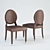 Italian Luxury: DV Home ADLER Chair 3D model small image 1