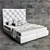 Luxury Bolzan Letti Dubai Bed 3D model small image 3