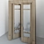 Elegant Entryway: 2080mm x 1200mm Classic Door 3D model small image 3