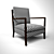 Elegant Wood Armchair: Porada Bryant 3D model small image 2