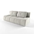 Sleek & Stylish Contemporary Sofa 3D model small image 2