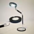Modern Odeon LED Desk Lamp 3D model small image 2