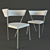 Sleek Modern Chair 3D model small image 1