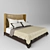Baker DANE Upholstered Bed - Elegance and Comfort Combined 3D model small image 1