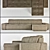 Modular Sofa Smile ROM 3D model small image 1