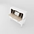 Vintage Writing Desk 3D model small image 2