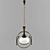 Vintage 900mm Hanging Lamp Globo 3D model small image 1