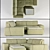 Modular Smile ROM Sofa 3D model small image 1