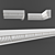 Elegant Gypsum Cornice 3D model small image 1