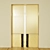 Elegant Longhi Sliding Glass Doors 3D model small image 1