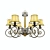 VIAN Minevra 7100 6-Light Chandelier 3D model small image 1