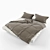 Contemporary Square Bed Linen 3D model small image 1