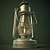 Vintage Kerosene Lantern: Portable and Wind-Resistant 3D model small image 1