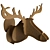 Elegant 3D Deer Model 3D model small image 1