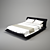 Customized Bed: Crafted With Precision 3D model small image 1