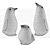 Elegant Italian Ceramic Penguins 3D model small image 2