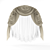 Classic Arched Curtain  3D model small image 1