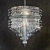 PANDORA Crystal Chandelier: Modern Elegance 3D model small image 1