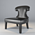 Elegant Sissi Armchair - Casamilano 3D model small image 1