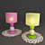 Modern Glass Table Lamp 3D model small image 1