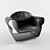 Versatile Hollow Chair 3D model small image 1