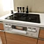 Harman DG32K1SQ1SV: Stylish Kitchen Upgrade 3D model small image 2