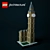 Title: Iconic Big Ben LEGO Set 3D model small image 1