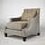 Baker Max Club Chair - Sleek and Stylish 3D model small image 1