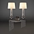 Elegant Fine Art Lamps - 38x15x53h 3D model small image 1