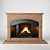 Sleek Fireplaces Mod Spec 3D model small image 1