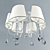 Elegant Breezelight Chandelier 3D model small image 1